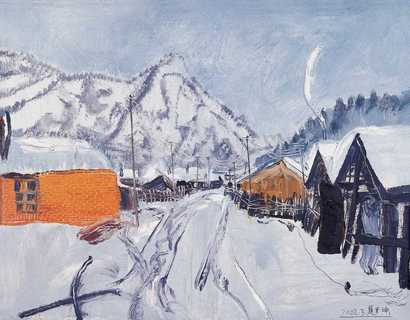 赵开坤 2002年作 雪景